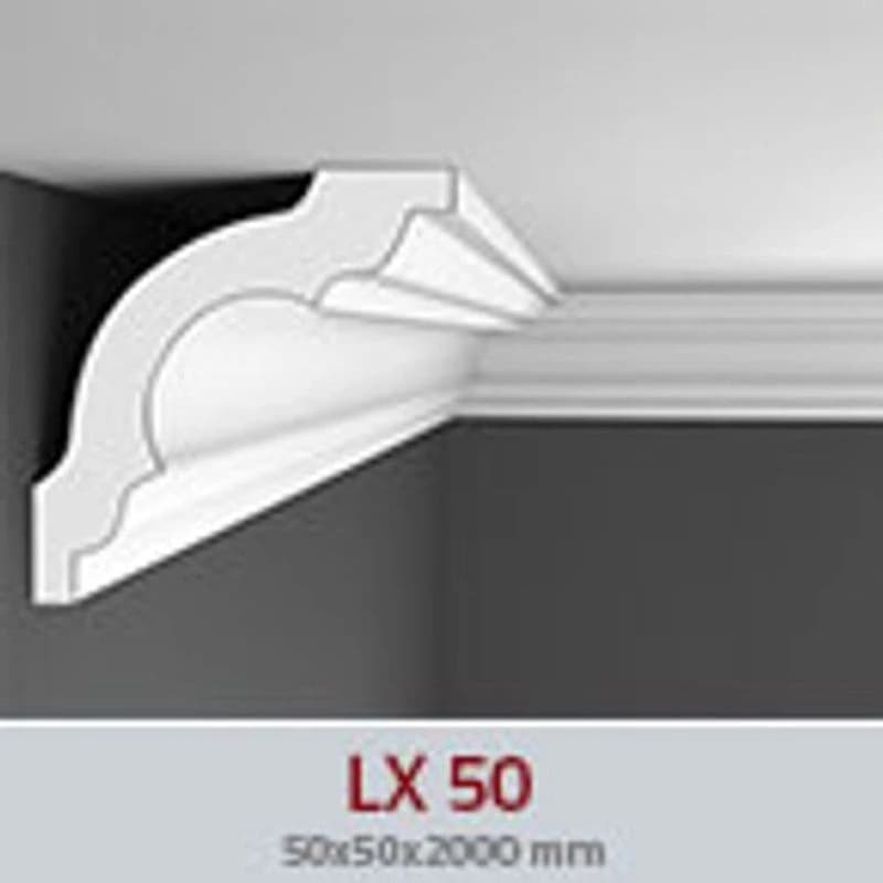 Stilby Lajsna od stiropora LX-50, 50x50x2000 mm