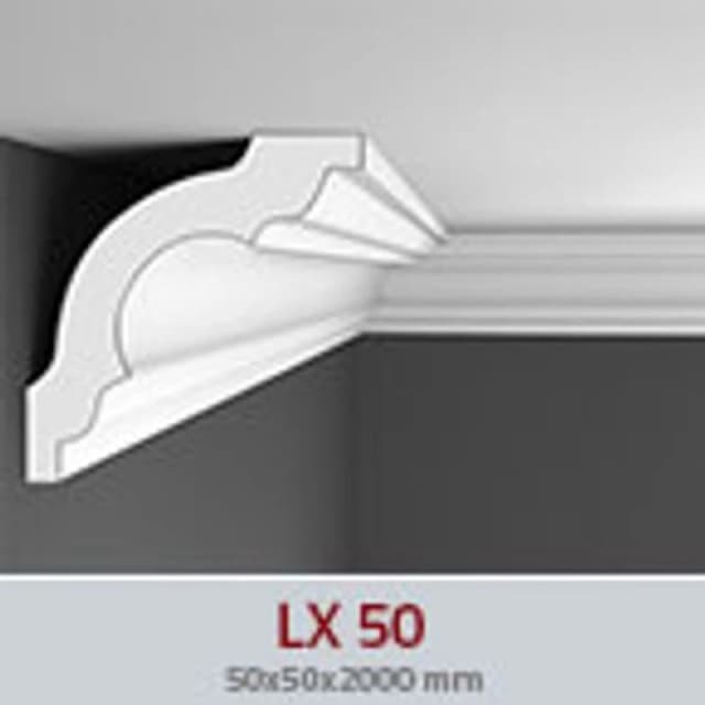 Stilby Lajsna od stiropora LX-50, 50x50x2000 mm