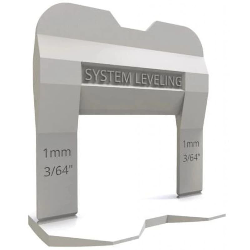 System Leveling Spone za nivelaciju pločica 1mm - 100 kom