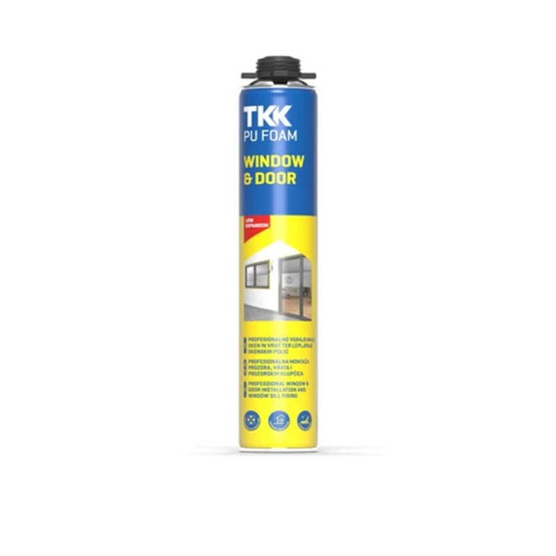 TKK Pur pena low-exp pištolj, 750 ml, window-door