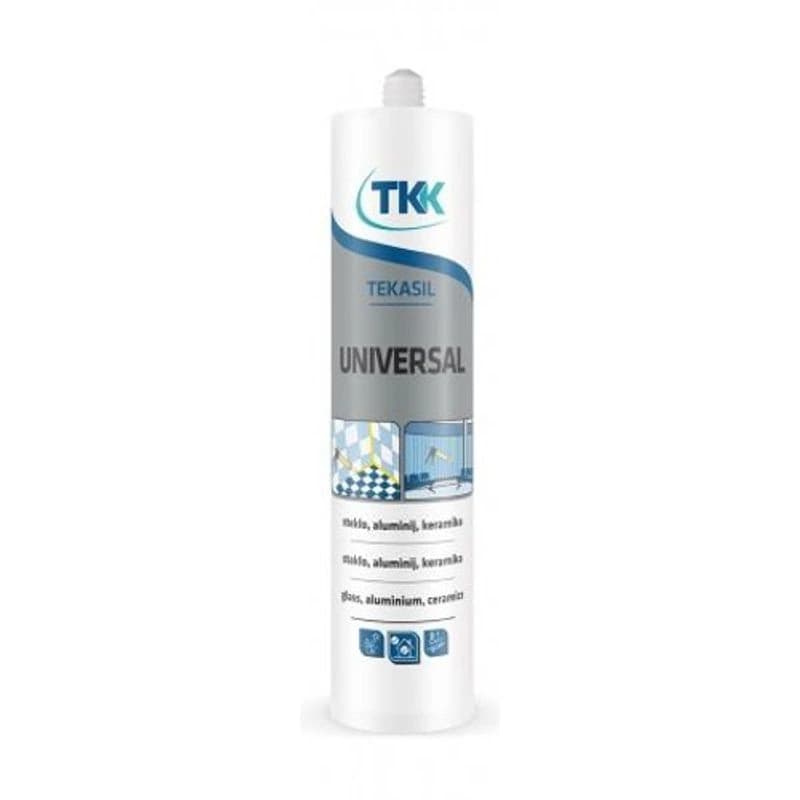 TKK Tekasil univerzalni transparent 280 ml, beli