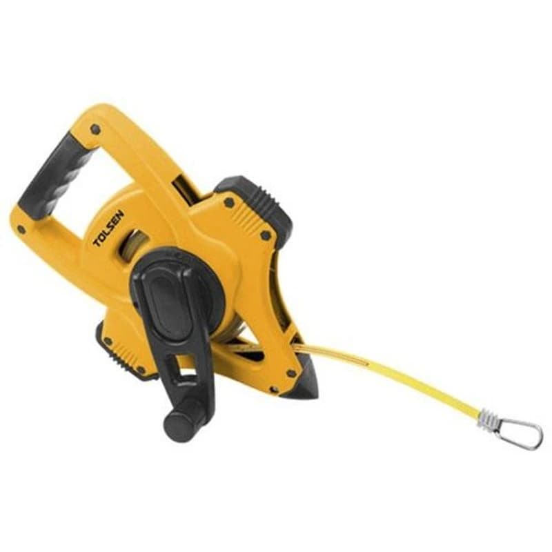 TOLSEN Merna traka čelična 30mx12.5mm 35013 žuta