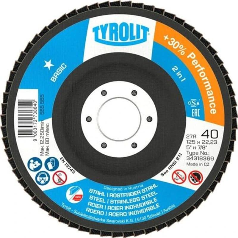 TYROLIT Lamelarni Disk 115 34318368 Gra.120 2U1 BAS