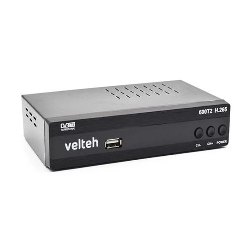 VELTEH Risiver Set top box, 00T204, crni, 600T2 H.265
