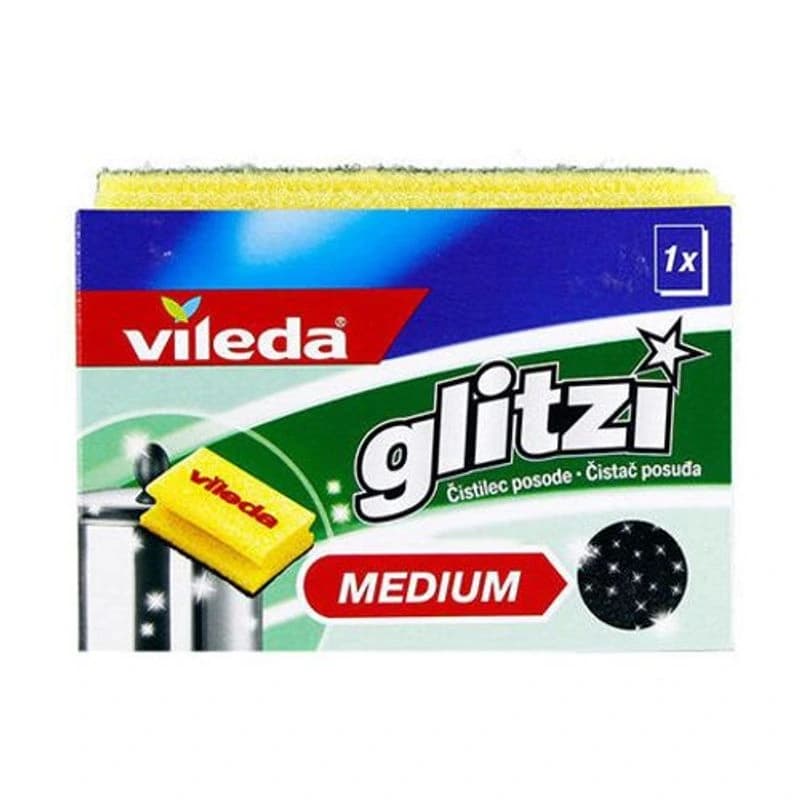 VILEDA Sunđer, žuti, Glitzi Medium