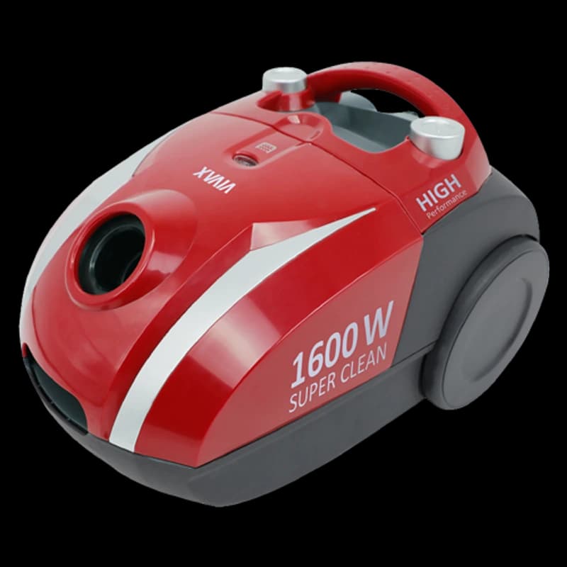 VIVAX Usisivač sa kesom, 1600 W, 2 l, crveni, VC1610R