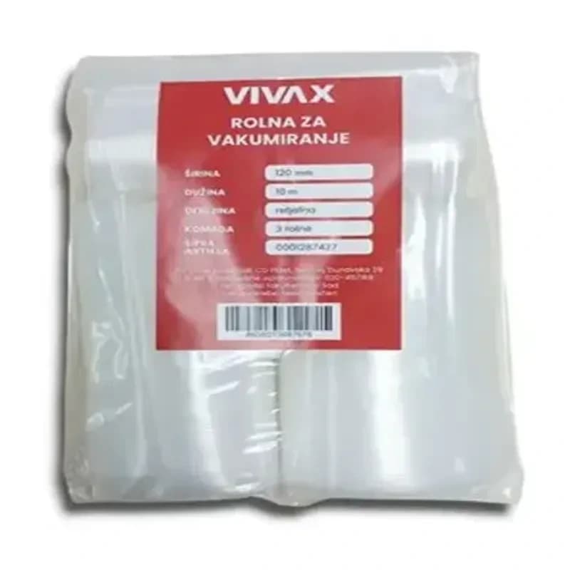 VIVAX Rolne za vakuumiranje, 3 rolne, 120 mm x 10 m