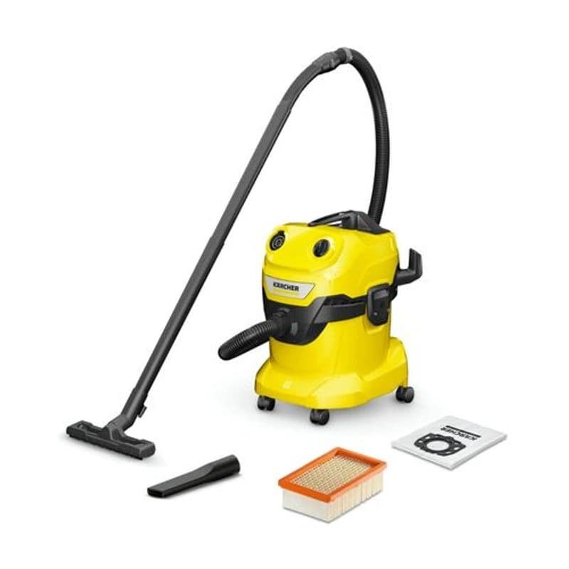 Kärcher Usisivač za mokro i suvo usisavanje, 20l, 1000W, žuti, WD 4 V-20/5/22