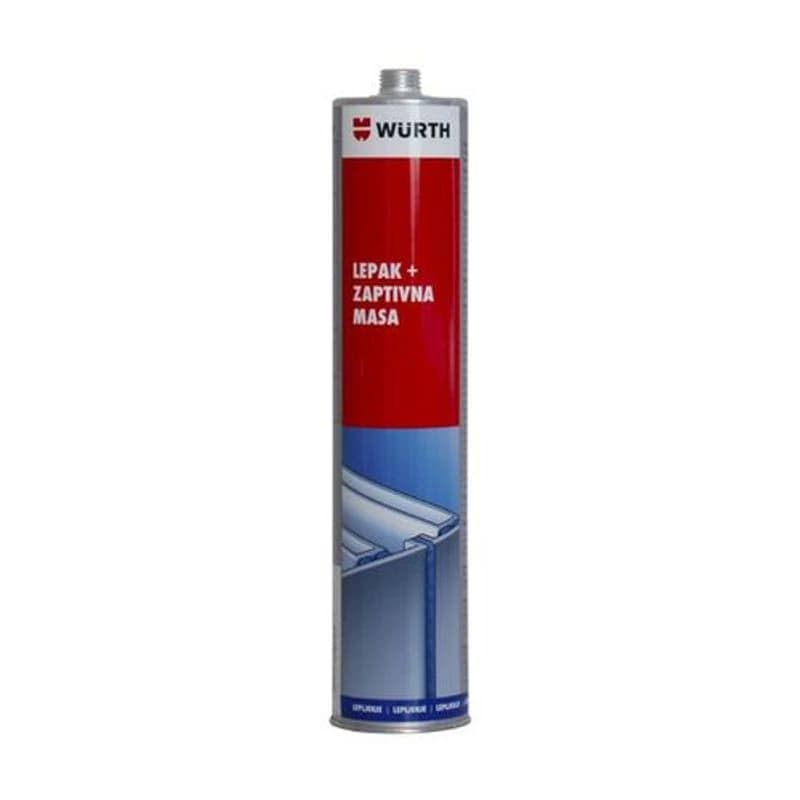 WURTH Lepak + zaptivna masa, crna, 300 ml