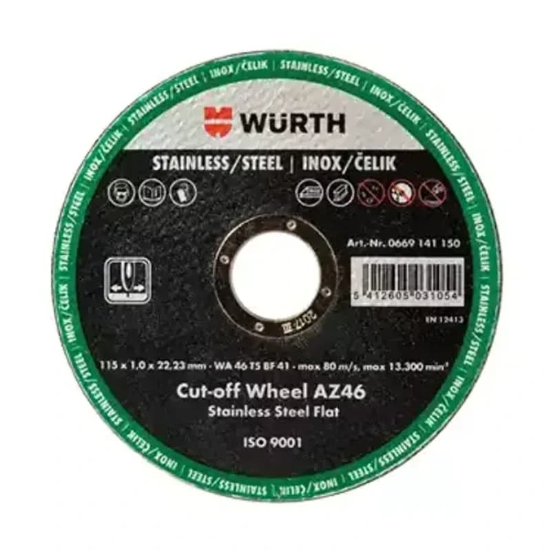 WURTH Rezna ploča, za Inox, 125 mm