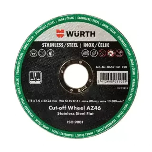 WURTH Rezna ploča, za Inox, 125 mm