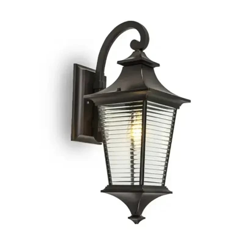 Zidni fenjer, crni, 1024L, 1xE27, IP44