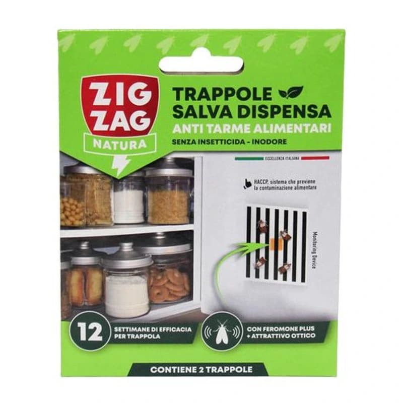 ZIG ZAG Klopka za kuhinjske moljce sa feromonom 2/1