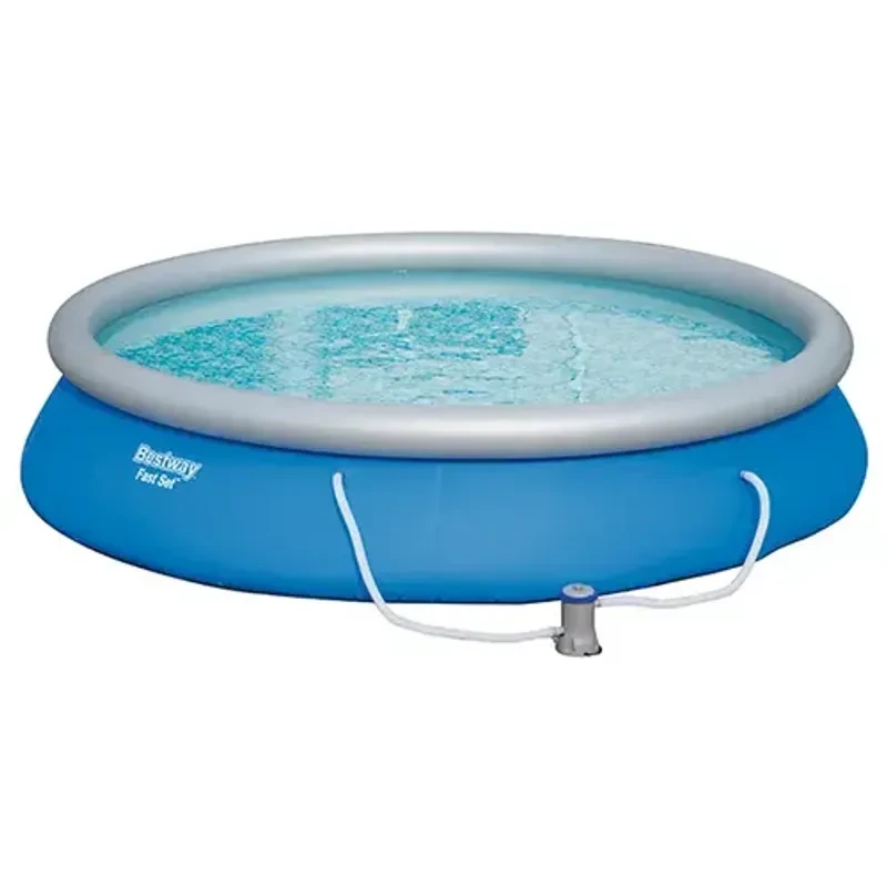BESTWAY Bazen za dvorište, 457x84 cm, sa pumpom plavi
