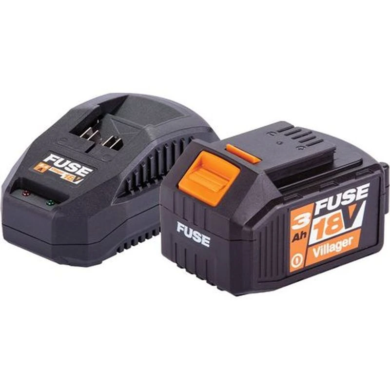 VILLAGER Fuse set baterija 3.0Ah + punjač 2.4A
